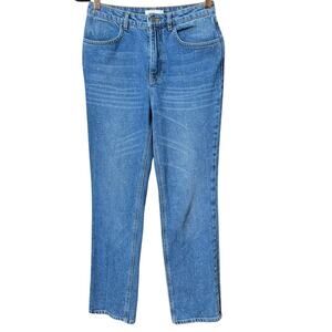 A.L.C. Size 2 Denim Jeans Straight Leg Five Pockets Zip Closure/Metal Button